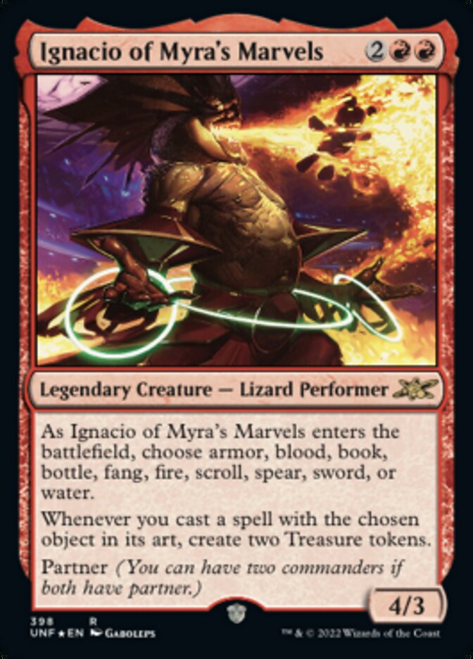 Ignacio of Myra's Marvels (Galaxy Foil) [Unfinity] | Deep Dive Games St. Marys
