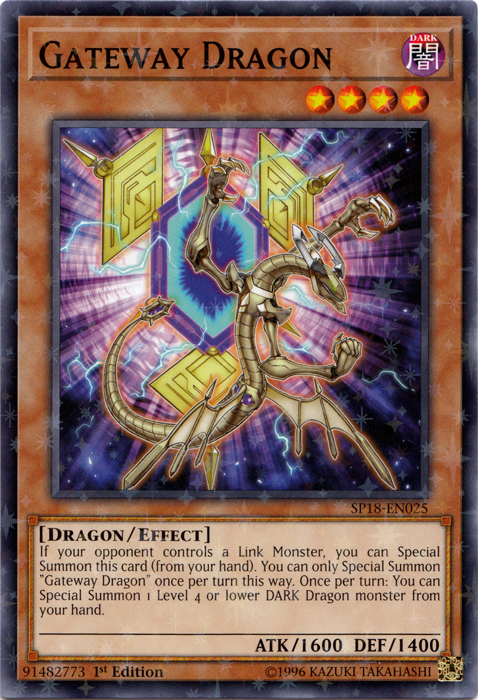 Gateway Dragon [SP18-EN025] Starfoil Rare | Deep Dive Games St. Marys