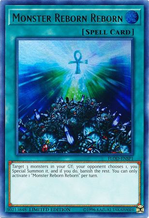 Monster Reborn Reborn [FLOD-ENSP1] Ultra Rare | Deep Dive Games St. Marys