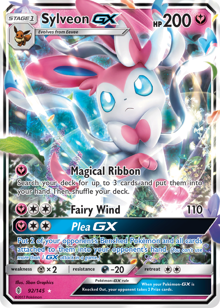 Sylveon GX (92/145) [Sun & Moon: Guardians Rising] | Deep Dive Games St. Marys