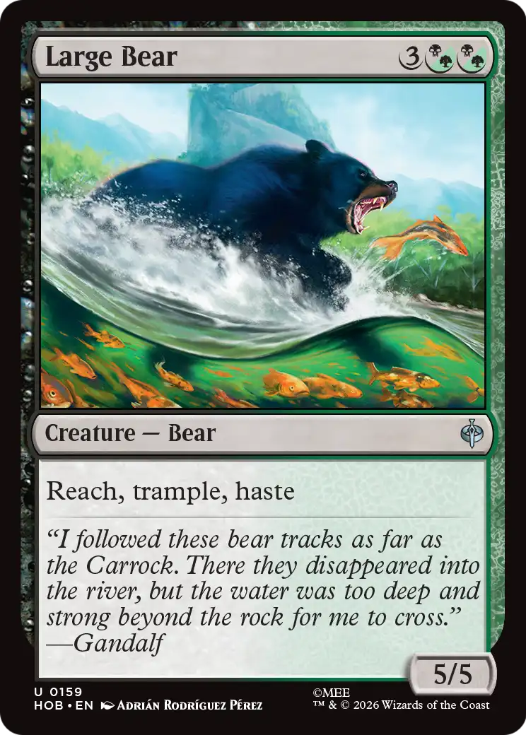 Large Bear [The Hobbit] | Deep Dive Games St. Marys