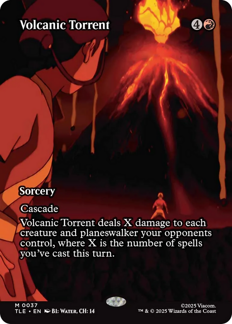 Volcanic Torrent (Borderless) [Avatar: The Last Airbender: Eternal-Legal] | Deep Dive Games St. Marys