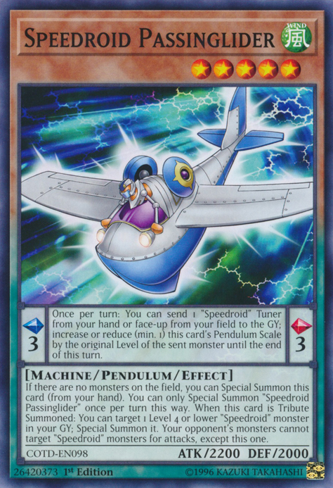 Speedroid Passinglider [COTD-EN098] Common | Deep Dive Games St. Marys