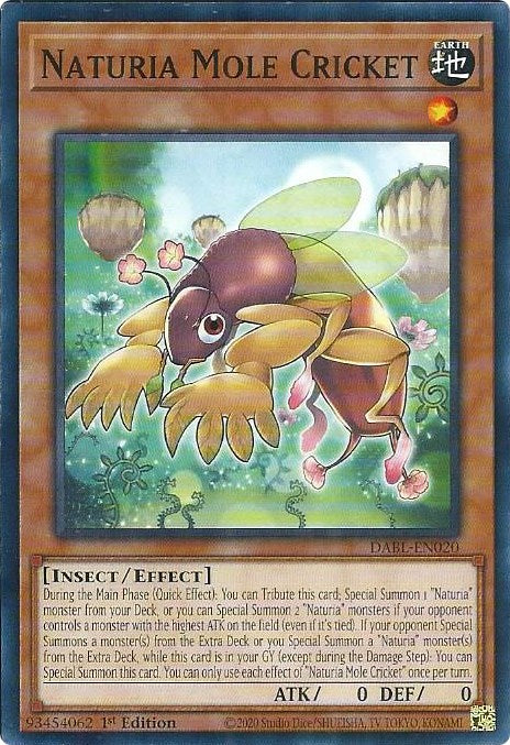Naturia Mole Cricket [DABL-EN020] Common | Deep Dive Games St. Marys