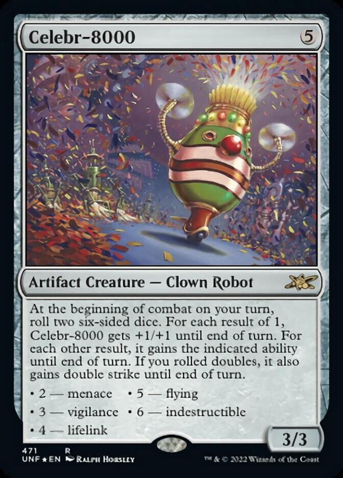 Celebr-8000 (Galaxy Foil) [Unfinity] | Deep Dive Games St. Marys