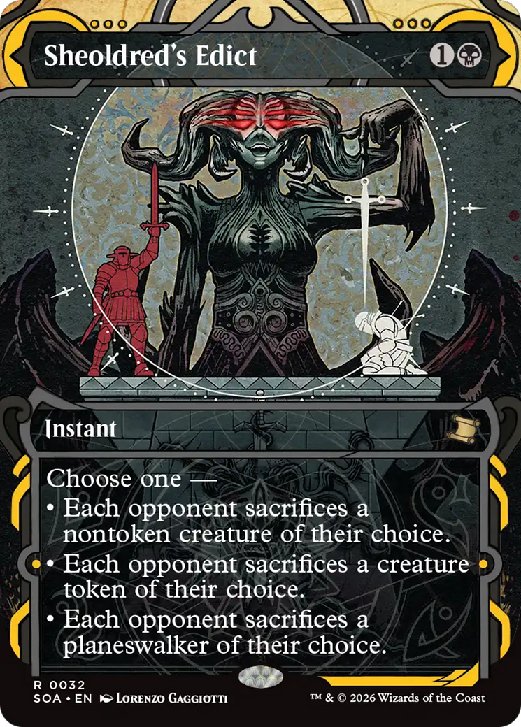 Sheoldred's Edict [Secrets of Strixhaven: Mystical Archive] | Deep Dive Games St. Marys