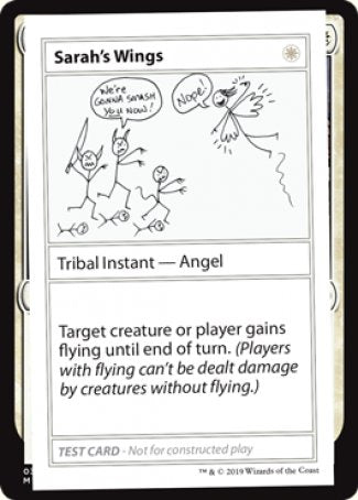 Sarah's Wings (2021 Edition) [Mystery Booster Playtest Cards] | Deep Dive Games St. Marys