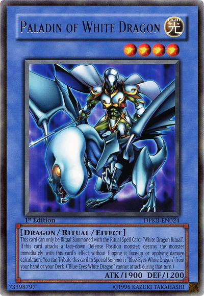 Paladin of White Dragon [DPKB-EN024] Rare | Deep Dive Games St. Marys