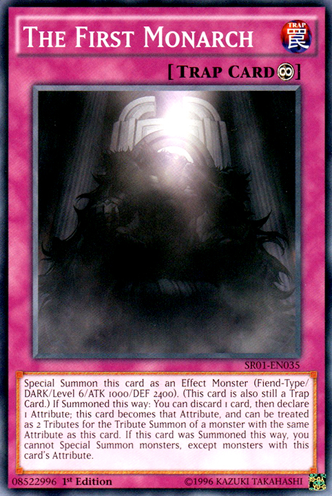 The First Monarch [SR01-EN035] Common | Deep Dive Games St. Marys