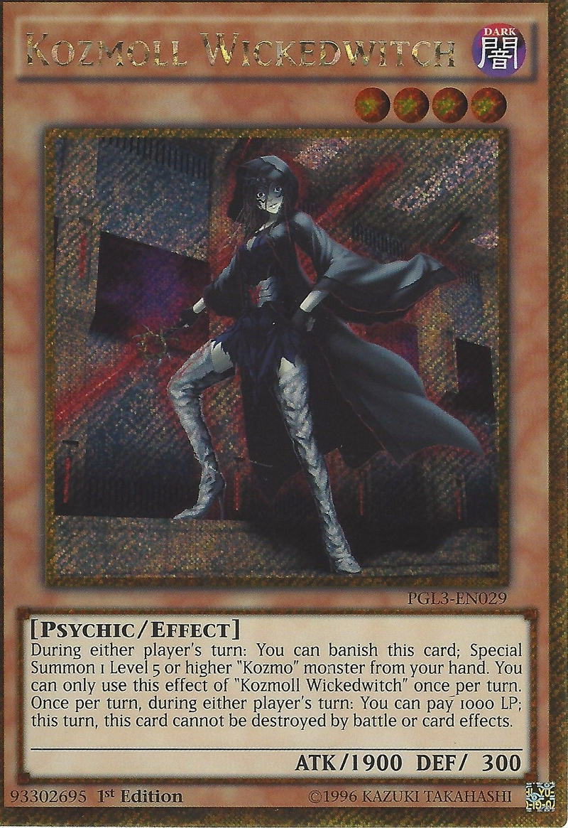 Kozmoll Wickedwitch [PGL3-EN029] Gold Secret Rare | Deep Dive Games St. Marys