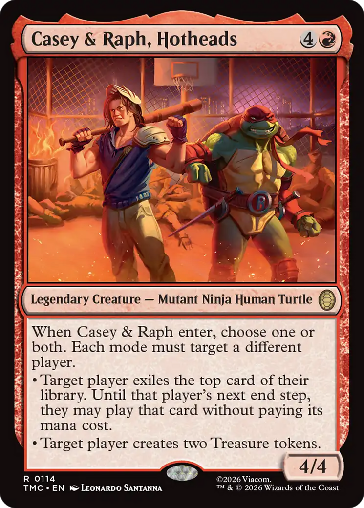 Casey & Raph, Hotheads [Teenage Mutant Ninja Turtles Commander] | Deep Dive Games St. Marys