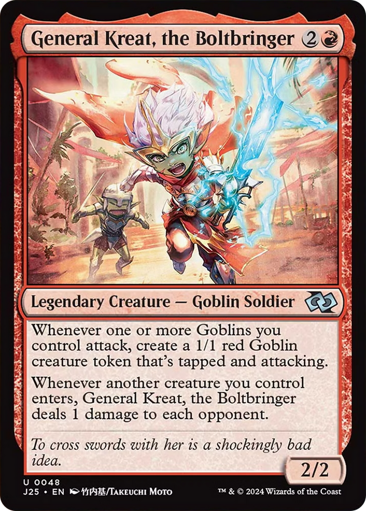 General Kreat, the Boltbringer (Anime) [Foundations Jumpstart] | Deep Dive Games St. Marys