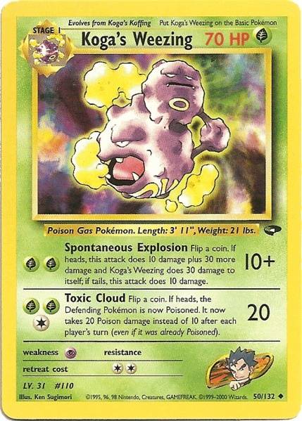 Koga's Weezing (50/132) [Gym Challenge Unlimited] | Deep Dive Games St. Marys