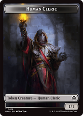 Demon // Human Cleric Double-Sided Token [Innistrad Remastered Tokens] | Deep Dive Games St. Marys