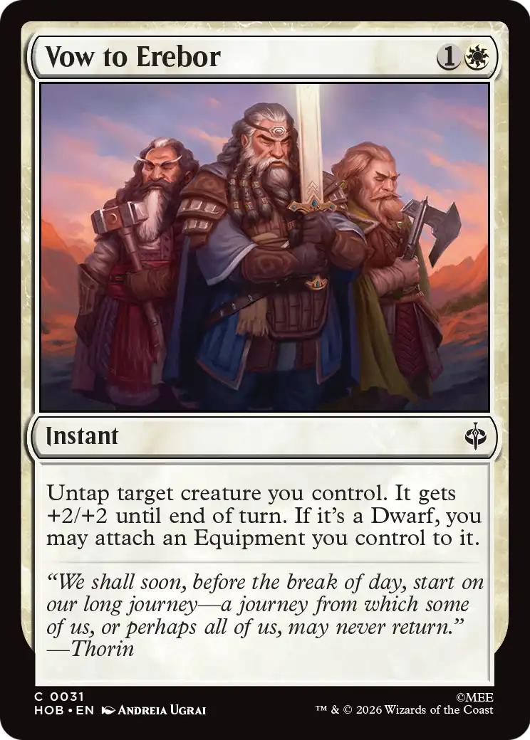 Vow to Erebor [The Hobbit] | Deep Dive Games St. Marys