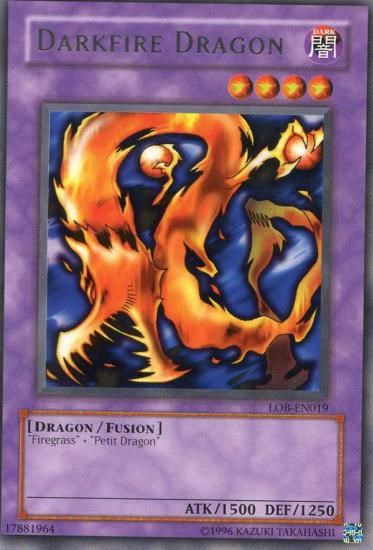 Darkfire Dragon [LOB-EN019] Rare | Deep Dive Games St. Marys