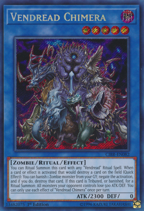 Vendread Chimera [CIBR-EN082] Secret Rare | Deep Dive Games St. Marys