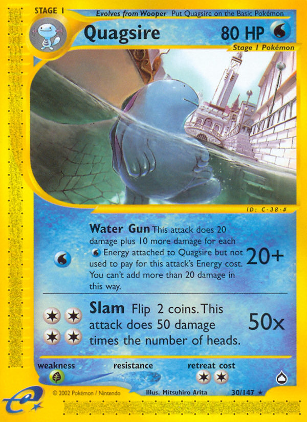 Quagsire (30/147) [Aquapolis] | Deep Dive Games St. Marys