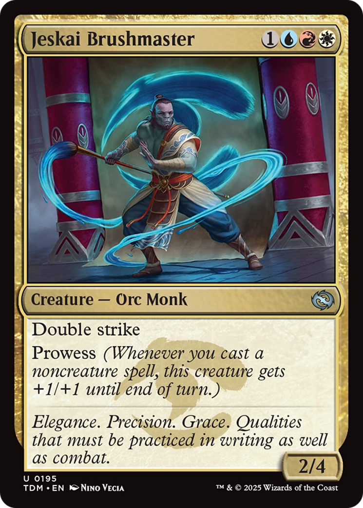 Jeskai Brushmaster [Tarkir: Dragonstorm] | Deep Dive Games St. Marys