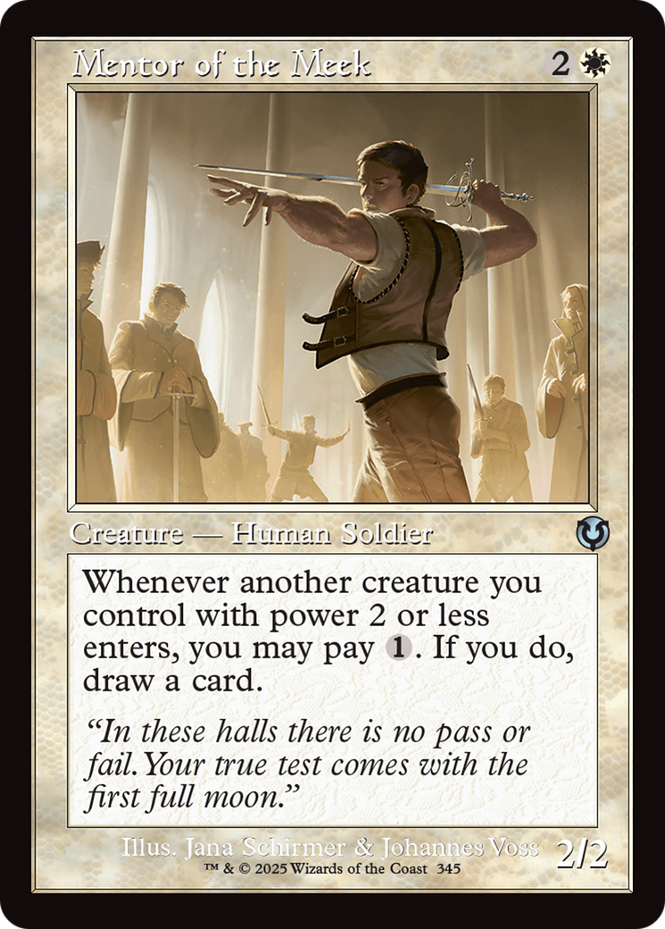Mentor of the Meek (Retro Frame) [Innistrad Remastered] | Deep Dive Games St. Marys