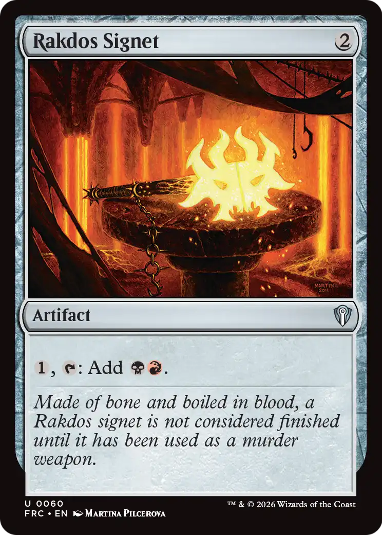 Rakdos Signet [Reality Fracture Commander] | Deep Dive Games St. Marys