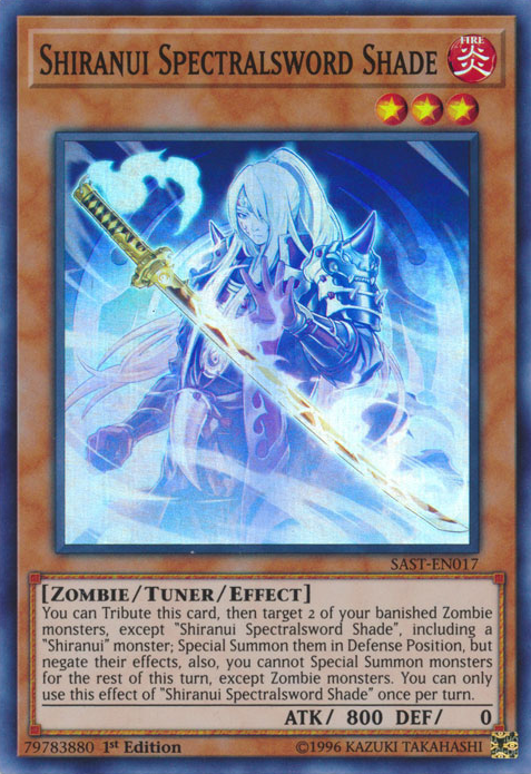 Shiranui Spectralsword Shade [SAST-EN017] Super Rare | Deep Dive Games St. Marys
