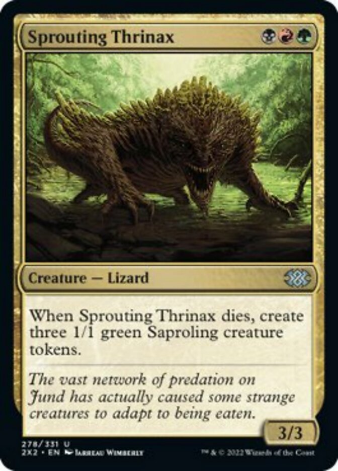 Sprouting Thrinax [Double Masters 2022] | Deep Dive Games St. Marys