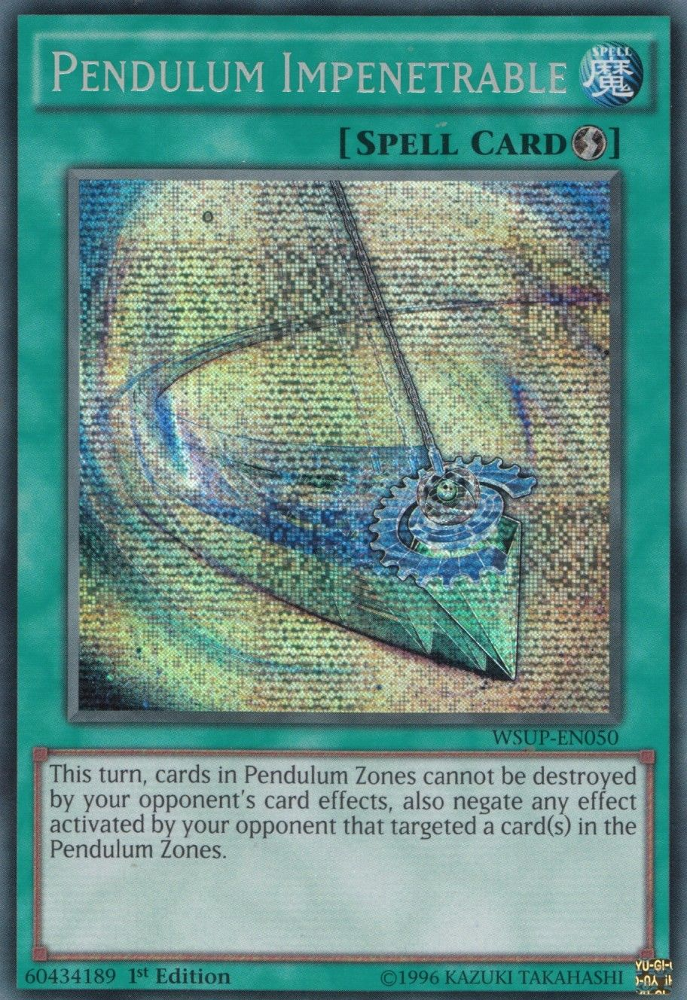 Pendulum Impenetrable [WSUP-EN050] Secret Rare | Deep Dive Games St. Marys