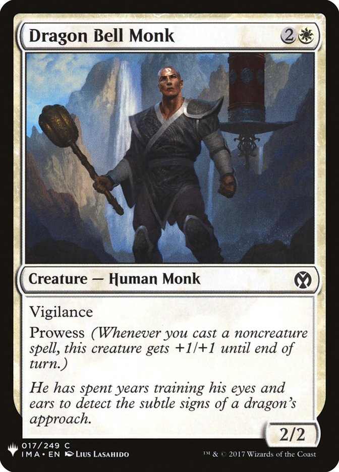 Dragon Bell Monk [Mystery Booster] | Deep Dive Games St. Marys