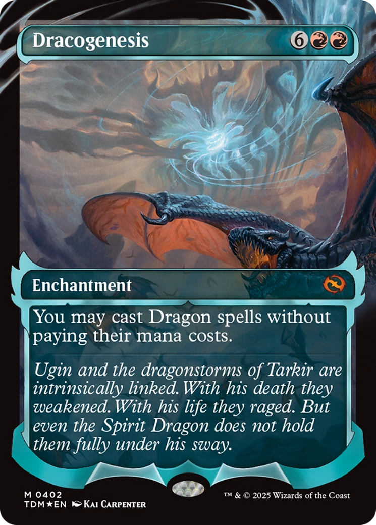 Dracogenesis (0402) (Showcase) [Tarkir: Dragonstorm] | Deep Dive Games St. Marys