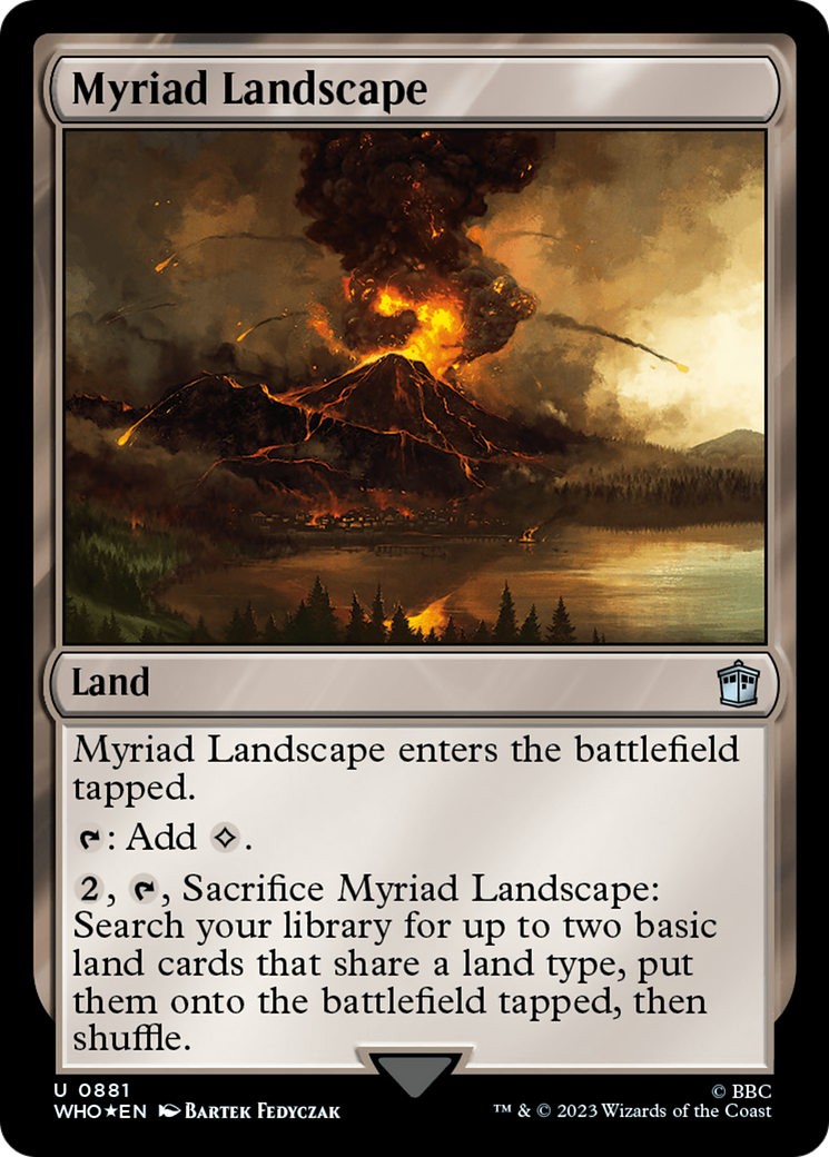 Myriad Landscape (Surge Foil) [Doctor Who] | Deep Dive Games St. Marys