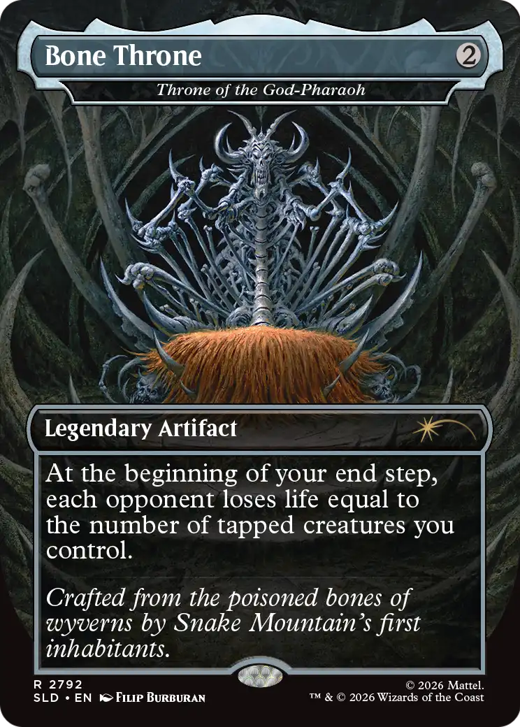 Bone Throne - Throne of the God-Pharaoh [Secret Lair Drop Series] | Deep Dive Games St. Marys