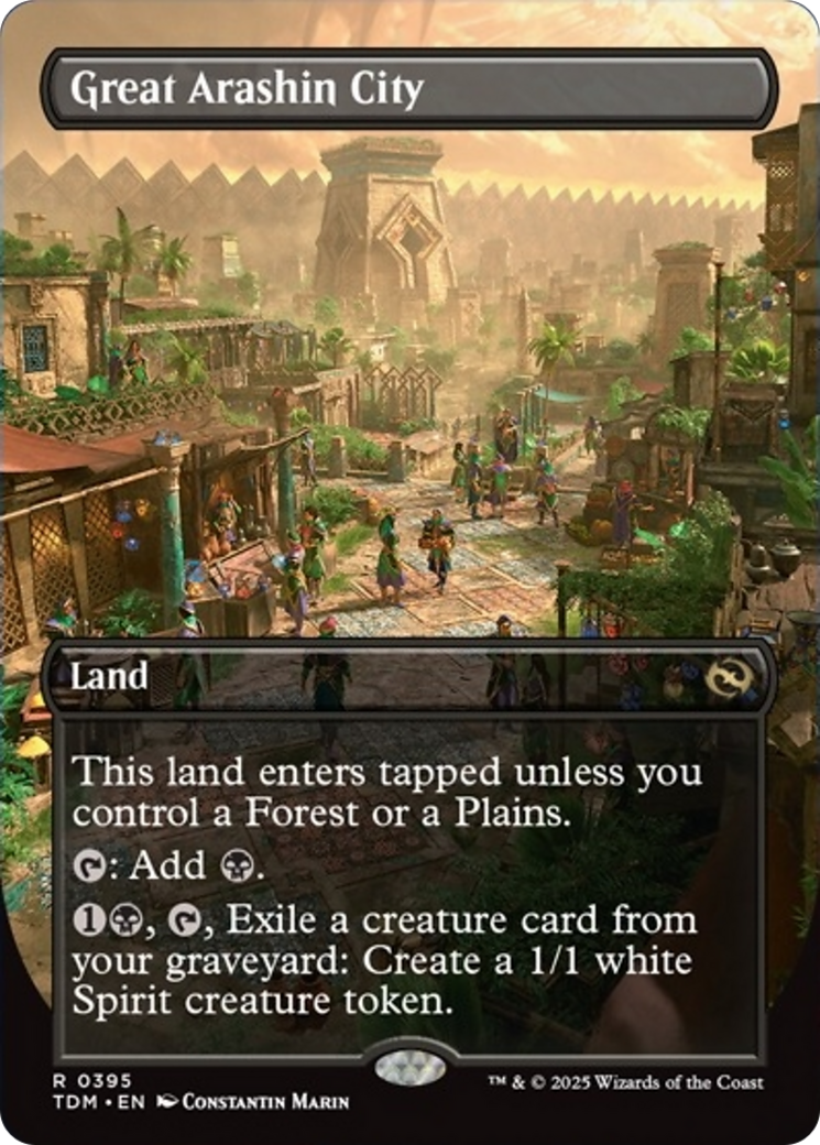 Great Arashin City (Borderless) [Tarkir: Dragonstorm] | Deep Dive Games St. Marys