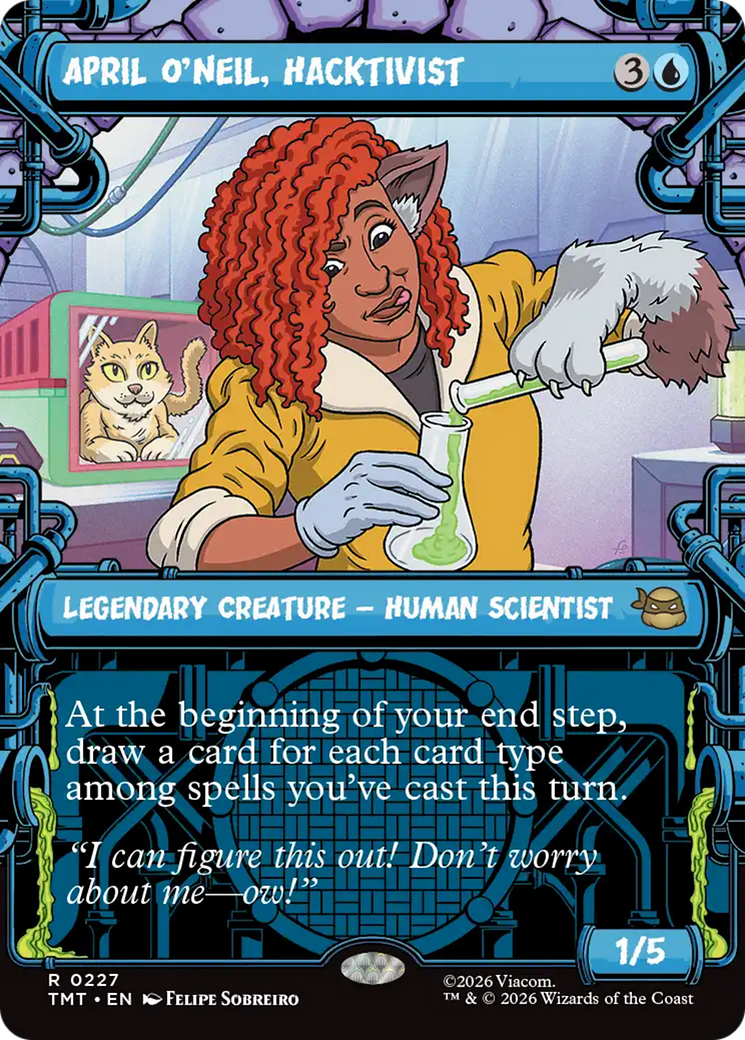 April O'Neil, Hacktivist (0227) (Showcase) [Teenage Mutant Ninja Turtles] | Deep Dive Games St. Marys