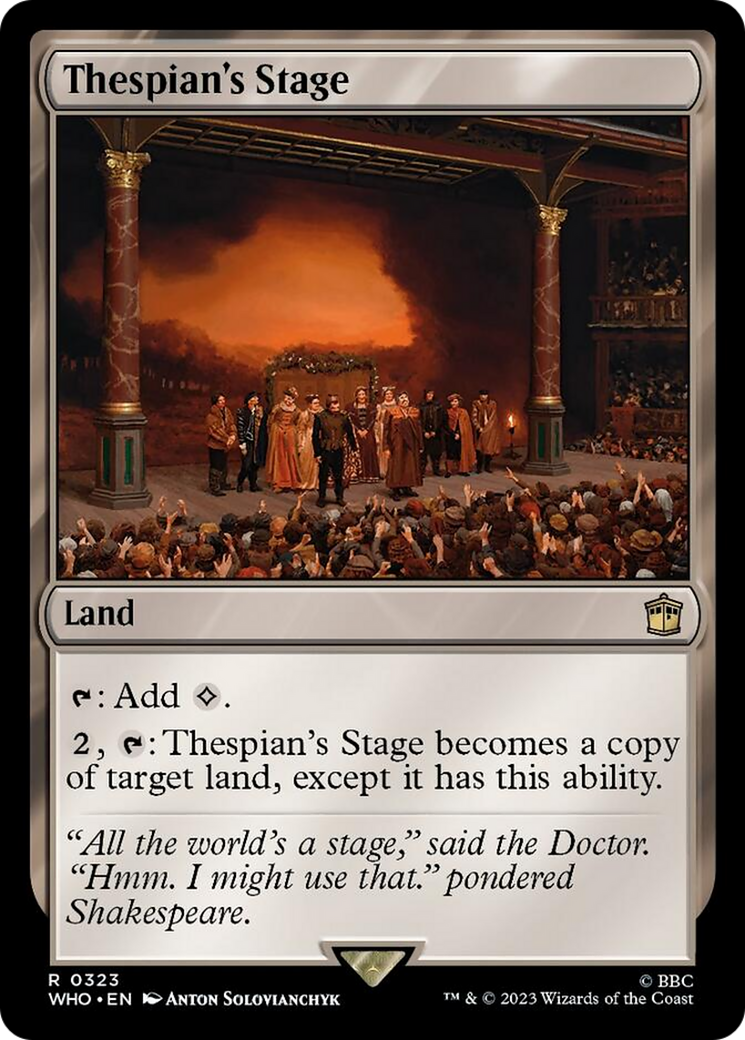 Thespian's Stage [Doctor Who] | Deep Dive Games St. Marys