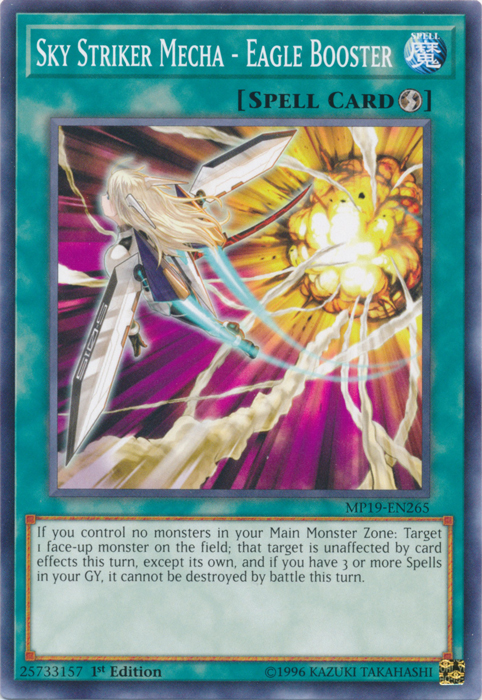 Sky Striker Mecha - Eagle Booster [MP19-EN265] Common | Deep Dive Games St. Marys