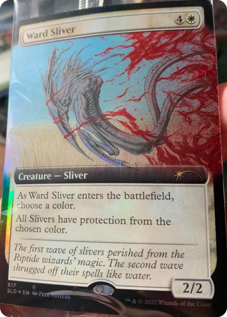 Ward Sliver (Extended Art) [Secret Lair Drop Promos] | Deep Dive Games St. Marys