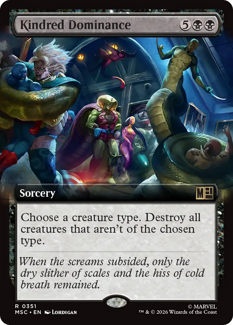 Kindred Dominance (Extended Art) [Marvel Super Heroes Commander] | Deep Dive Games St. Marys
