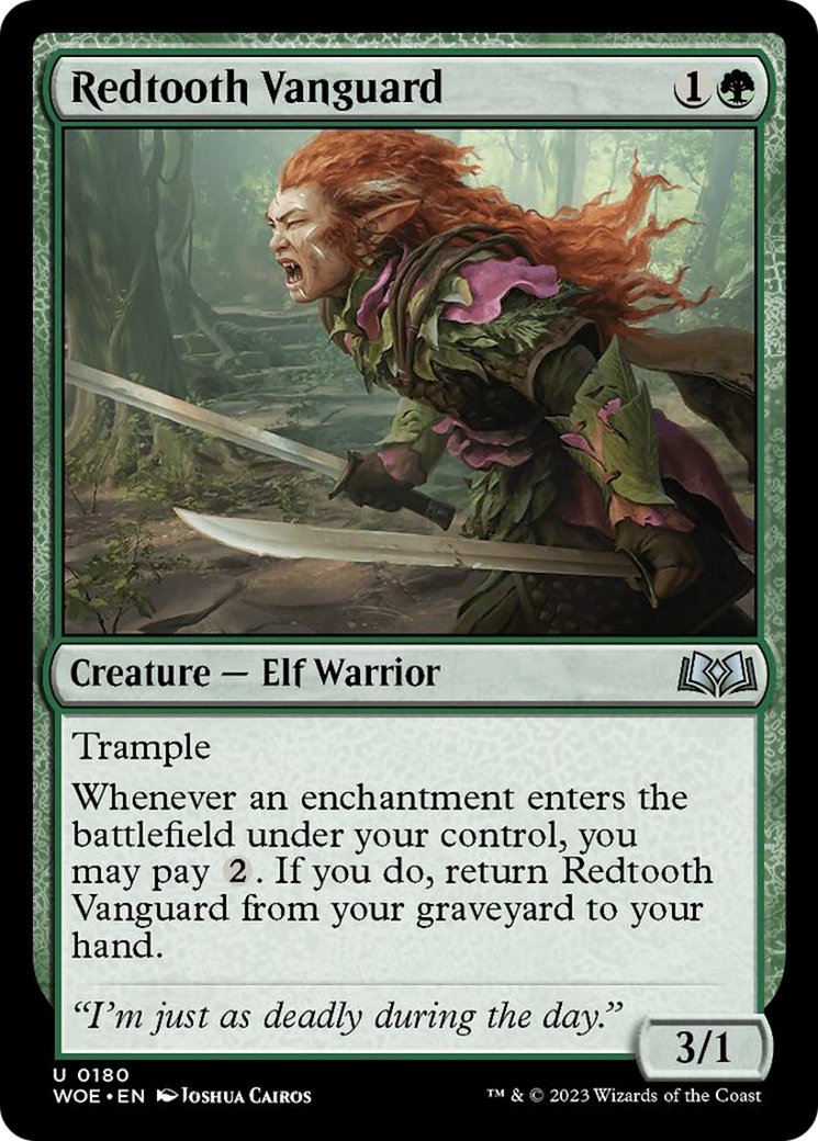 Redtooth Vanguard [Wilds of Eldraine] | Deep Dive Games St. Marys