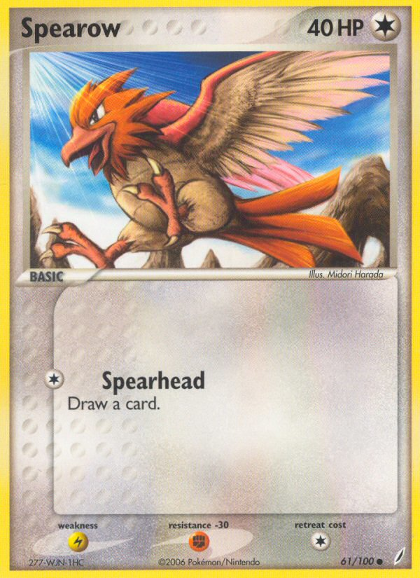 Spearow (61/100) [EX: Crystal Guardians] | Deep Dive Games St. Marys