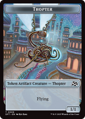 Golem (0015) // Thopter (0009) Double-Sided Token [Aetherdrift Tokens] | Deep Dive Games St. Marys