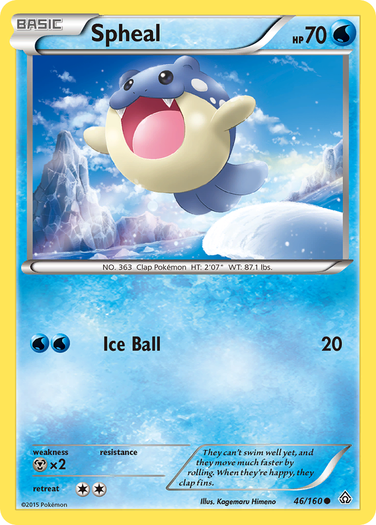 Spheal (46/160) [XY: Primal Clash] | Deep Dive Games St. Marys