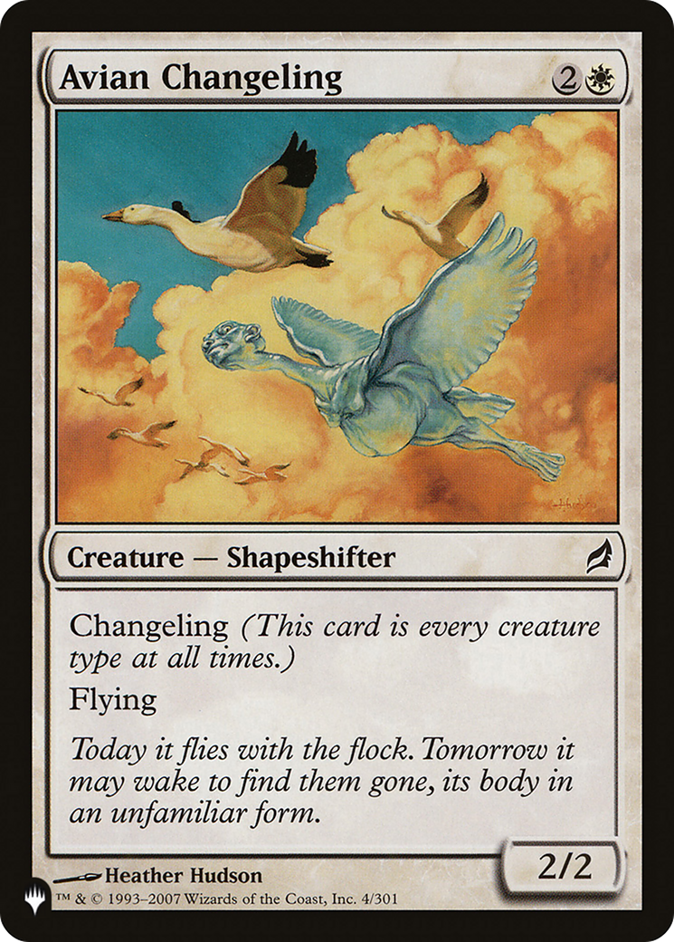 Avian Changeling [The List] | Deep Dive Games St. Marys