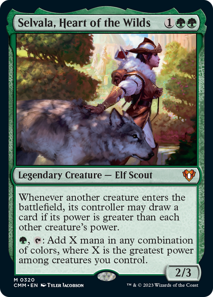 Selvala, Heart of the Wilds [Commander Masters] | Deep Dive Games St. Marys