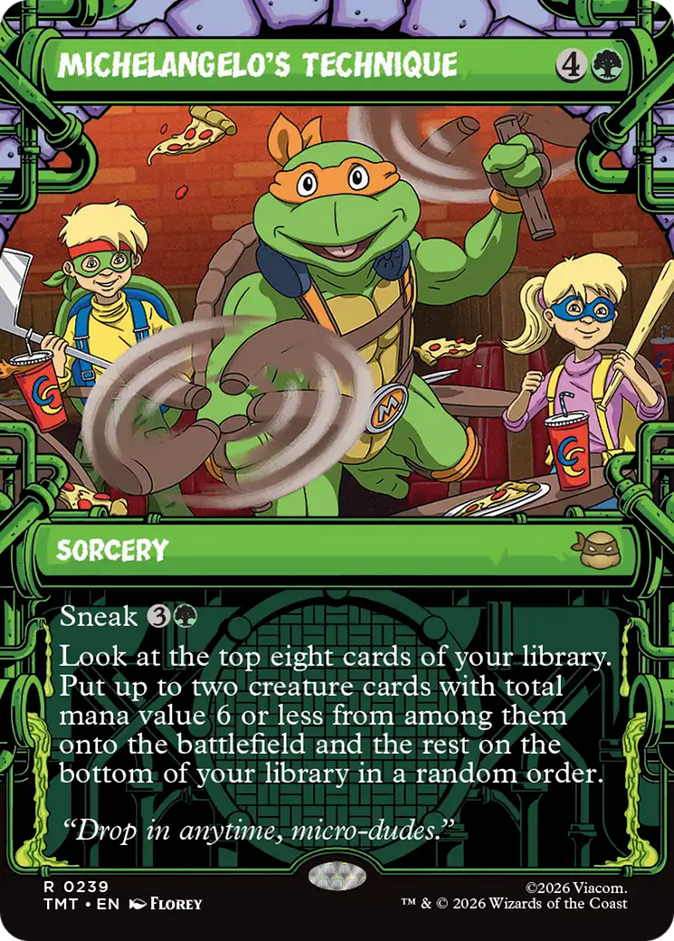 Michelangelo's Technique (Showcase) [Teenage Mutant Ninja Turtles] | Deep Dive Games St. Marys