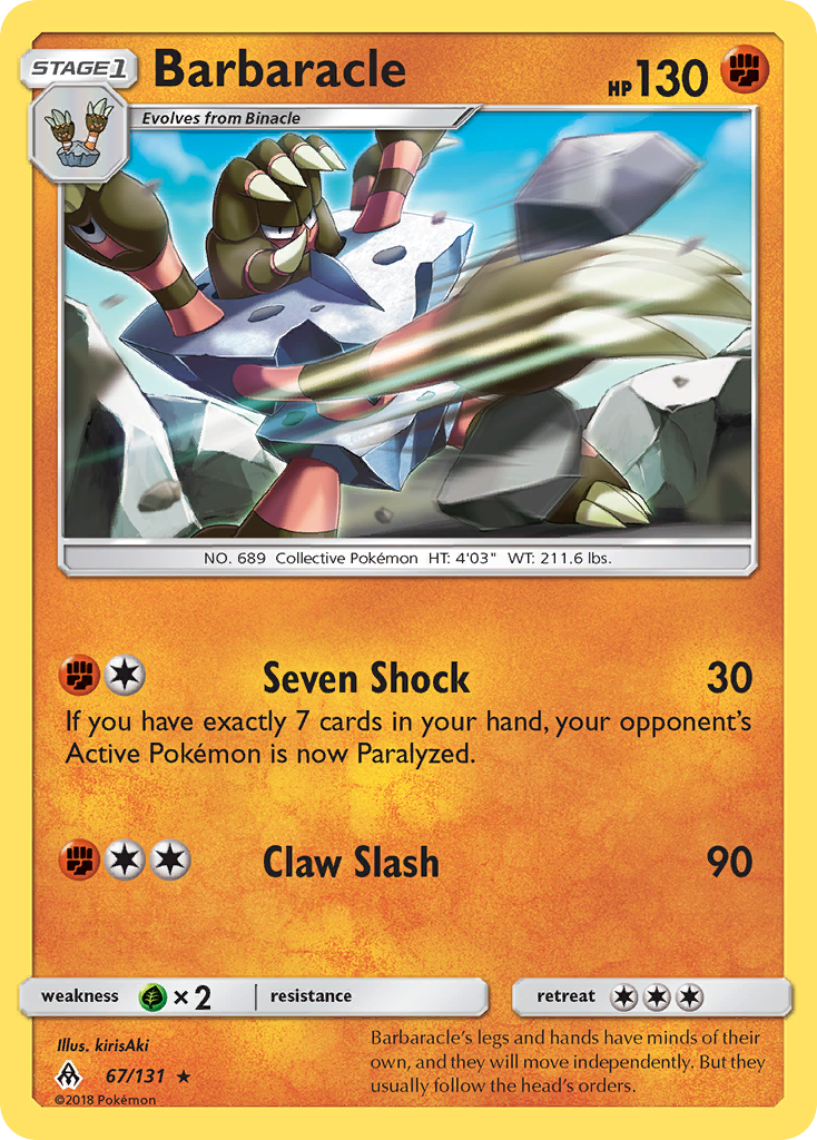 Barbaracle (67/131) [Sun & Moon: Forbidden Light] | Deep Dive Games St. Marys