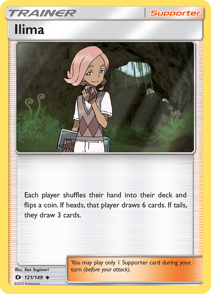 Ilima (121/149) [Sun & Moon: Base Set] | Deep Dive Games St. Marys