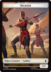 Copy // Soldier Double-Sided Token (Surge Foil) [Marvel Super Heroes Commander Tokens] | Deep Dive Games St. Marys