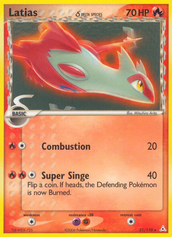 Latias (21/110) (Theme Deck Exclusive) [EX: Holon Phantoms] | Deep Dive Games St. Marys
