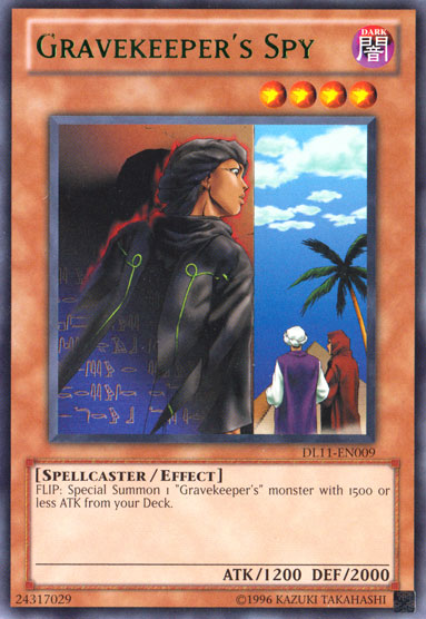 Gravekeeper's Spy (Green) [DL11-EN009] Rare | Deep Dive Games St. Marys